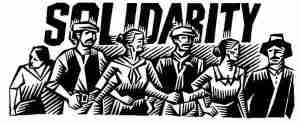 solidarity woodcut
