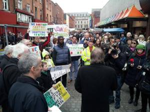 Moore St Paris Bakery closure protest Feb2014