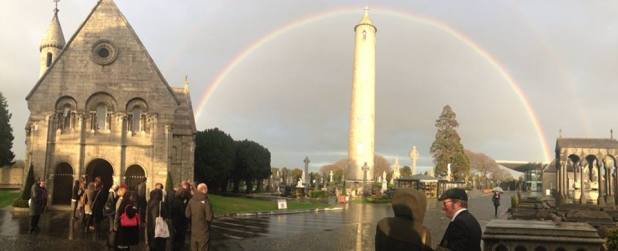 Glasnevin Cemetery Tower Rainbow