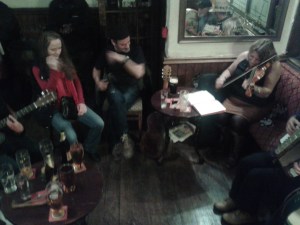 Jolly Farmer session, looking down from higher up.