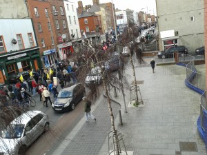 The same road, photo taken a few seconds later but looking east.
