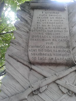 Mount St Bridge Gaeilge pla