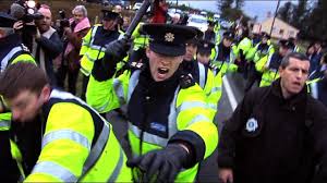 Gardai caught on camera in action at Rossport