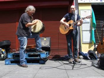 Kev and Dwaine, who also provided entertainment with a set of Dublin and 1916 songs