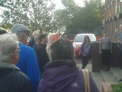 Part of crowd at the starting point