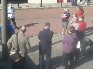 Joe & Crowd from above