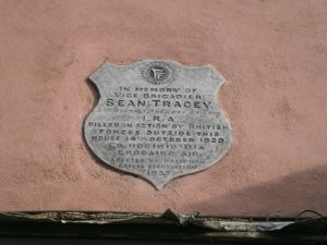 Sean Treacy Plaque Talbot Street. (Photo from Internet)