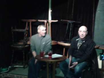 Darren Kelly and Derek Molyneux presenting their talk at the Cobblestone