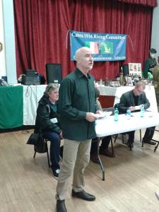 DB singing Cabra Phibsborough Our Rising book launch Nov2015