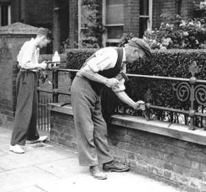 Removing Railings WWII