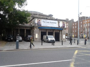 The Rotunda in the past, before it became incorporated into the Moore St. Historical Quarter and the Parnell Square Cultural Quarter.