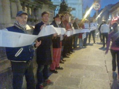 Lobby of Dublin City Councillors against the 'Land Swap" in Moore Street, 4th October 2014