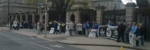 Long View Dail Picket Dublin 3