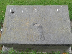 Memorial stone placed during 1798 centenary commemoration which was attended by 100,000 (Photo: D. Breatnach)