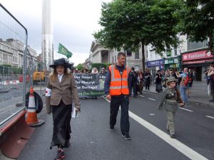 Amy Alan Josh leading OConnell St