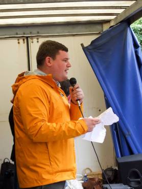 Donal Fallon speaking