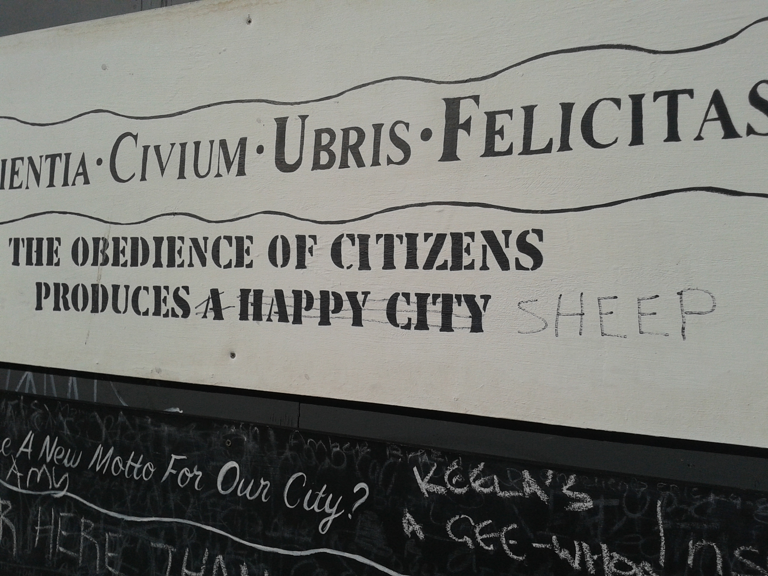 Obedience of citizens