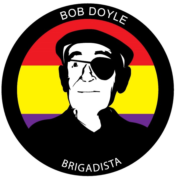 Brigadista Bob Doyle — Image designed by Nekane Orkaizagirre