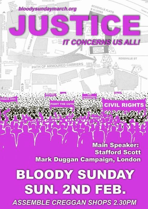 Bloody Sunday march Derry 2014